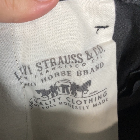 Levi Strauss & co. Black rip stop cargo shorts size 40 - Picture 9 of 11